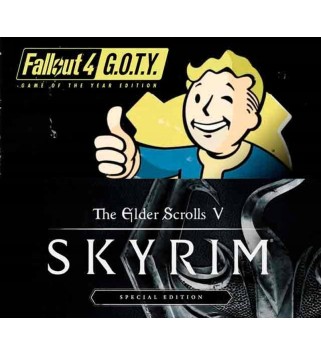 The Elder Scrolls V: Skyrim Special Edition + Fallout 4 G.O.T.Y. Steam Key GLOBAL